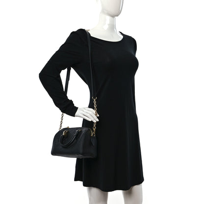 Louis Vuitton Empreinte Monogram Giant Speedy Bandouliere 20 Black 3 of 8