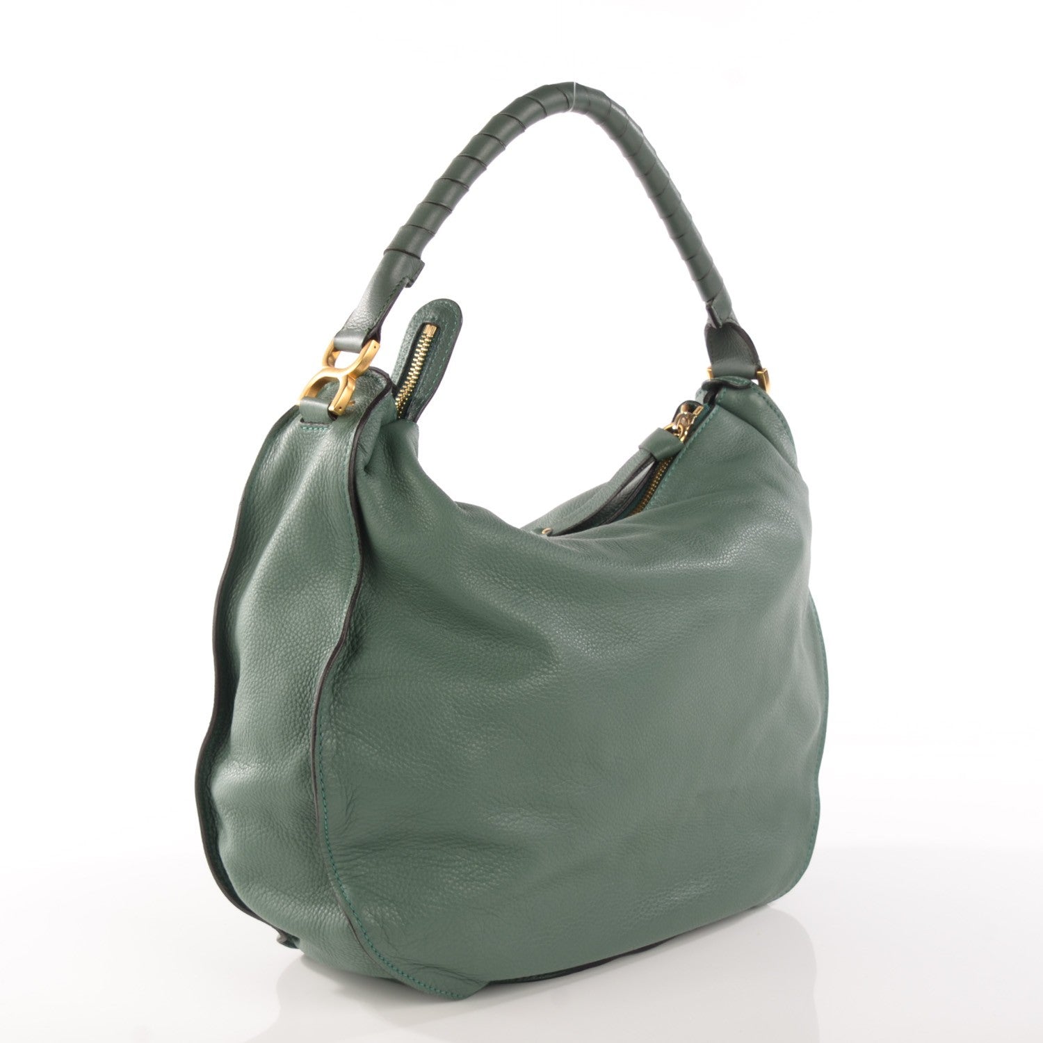 Chloe Calfskin Large Marcie Hobo Eucalyptus 3 of 7