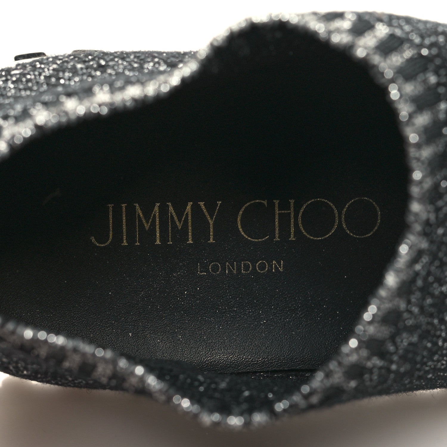 Jimmy Choo Lurex Knit Norway Sneakers 36.5 Black 7 of 7