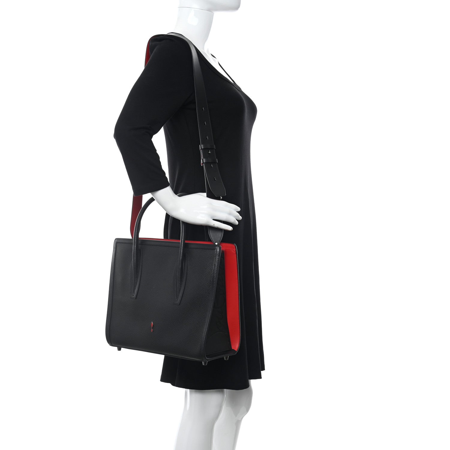 Christian Louboutin Calfskin Medium Paloma Black 2 of 10