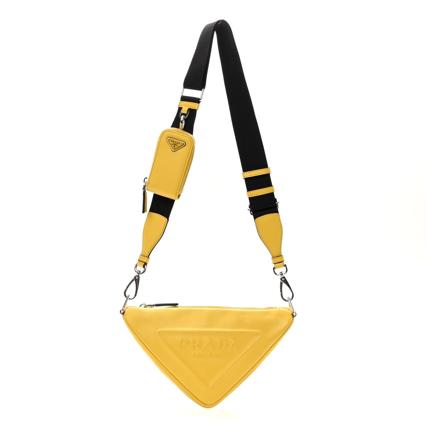 Prada Grace Lux Triangle Shoulder Bag Sole 1 of 12
