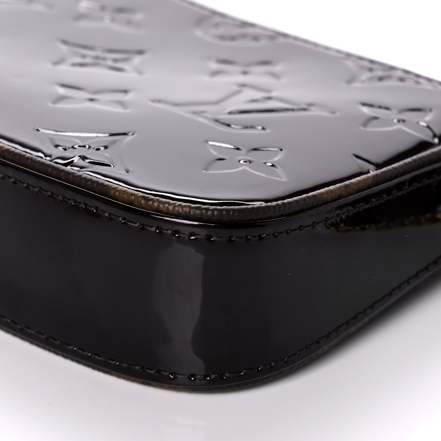 Louis Vuitton Vernis Monogram Mini Pochette Accessories Amarante 7 of 8