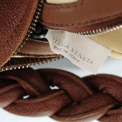Bottega Veneta Goatskin Braided Zip Hobo Noce 8 of 8