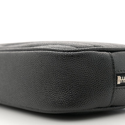 Saint Laurent Grain De Poudre Matelasse Monogram Mini Lou Camera Bag Black 10 of 11