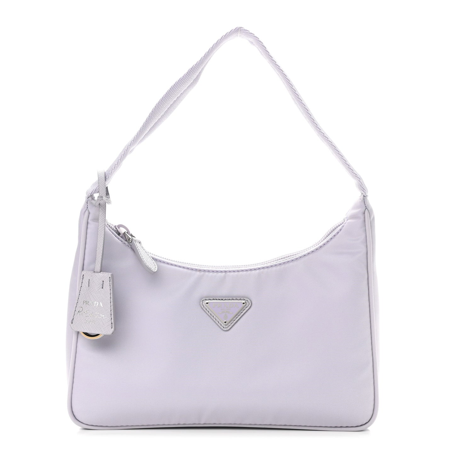 Re-Nylon Saffiano Mini Re-Edition 2000 Bag Glicine