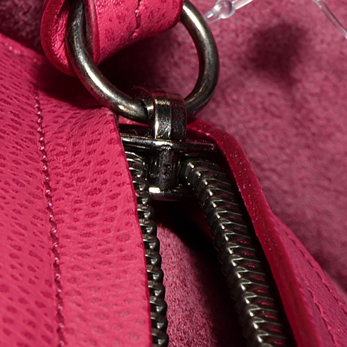 CEINE Grained Calfskin Medium Phantom Luggage Fuchsia