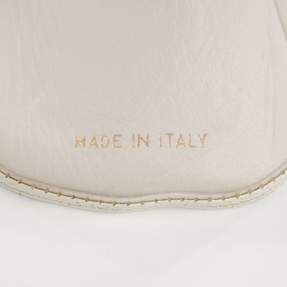 Chanel Vinyl CC Logo Cosmetic Pouch White 5 of 9