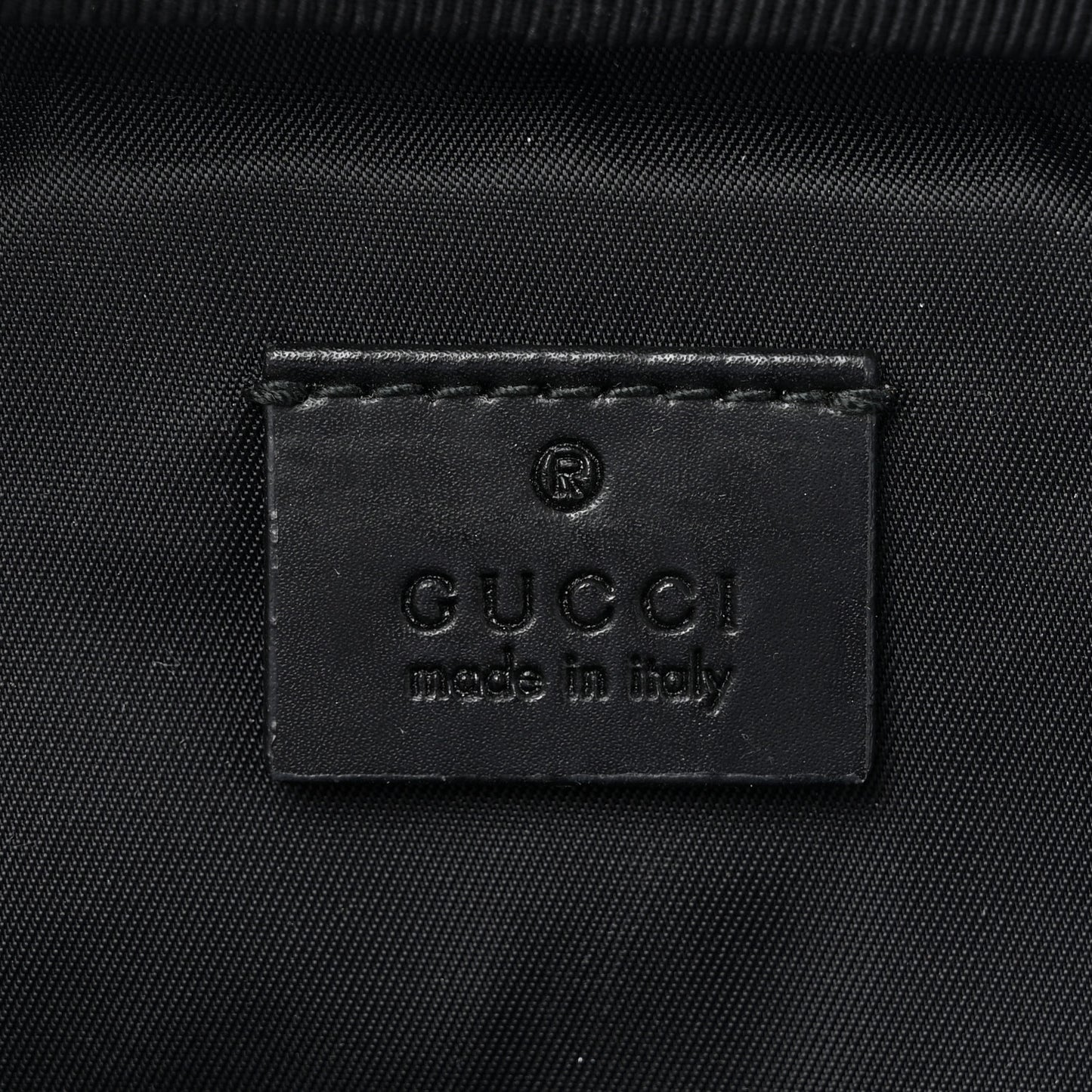 GG Supreme Monogram Web Belt Bag Black