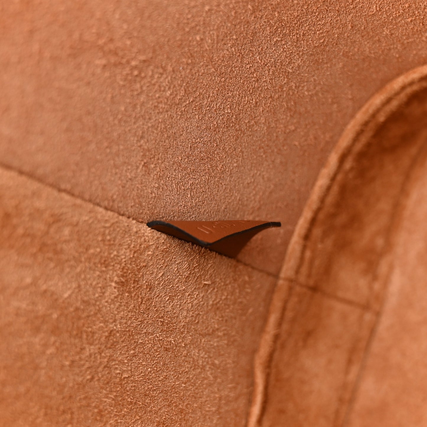 Smooth Calfskin Small Cuir Triomphe Bucket Bag Tan
