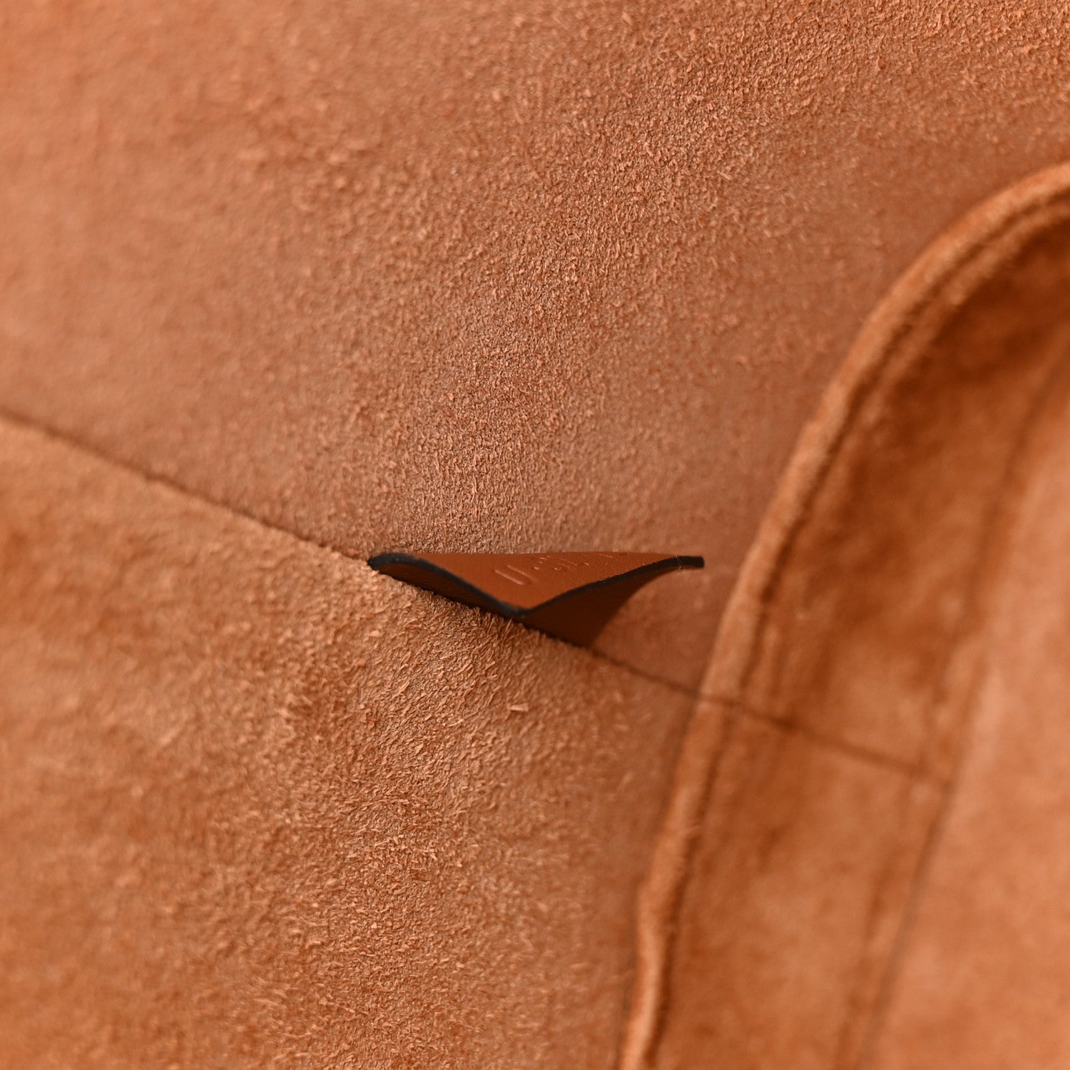 Celine Smooth Calfskin Small Cuir Triomphe Bucket Bag Tan 7 of 10