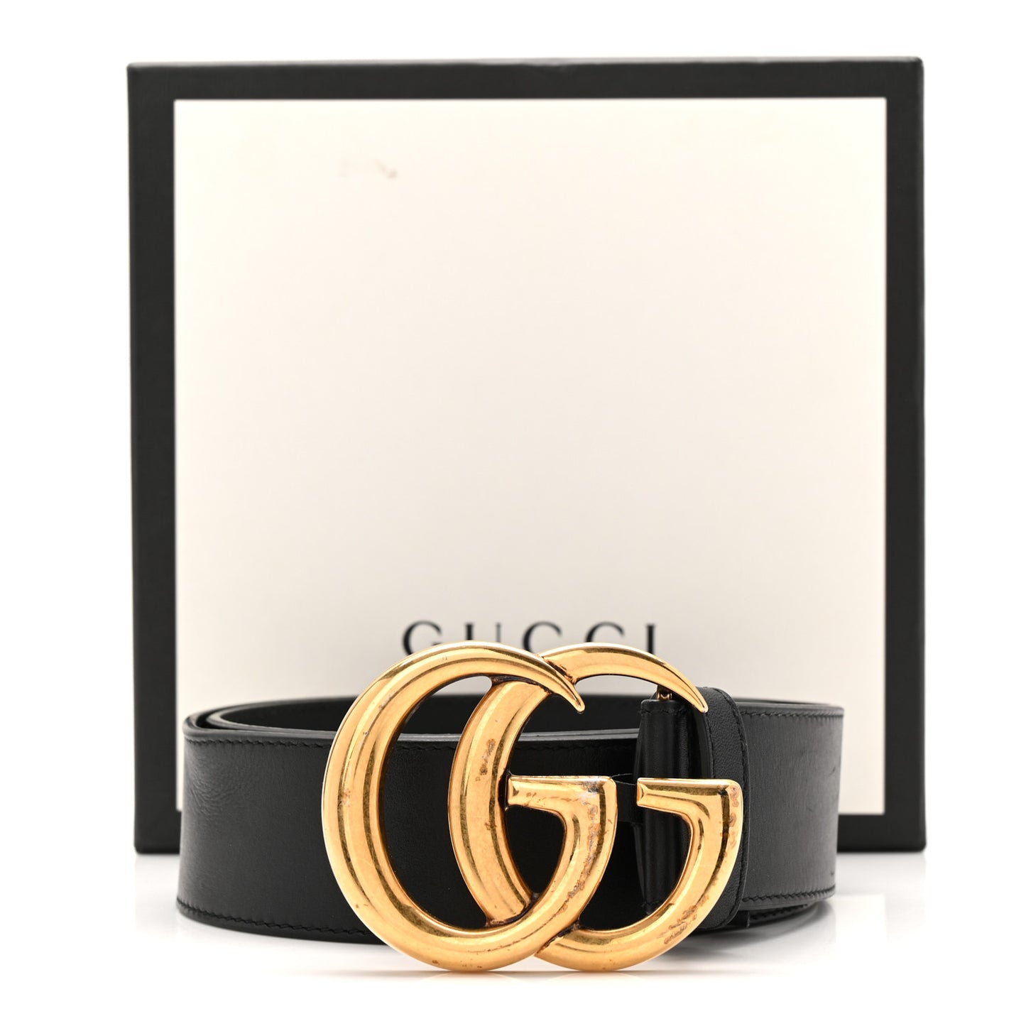 Calfskin Double G 30mm Belt 70 28 Black