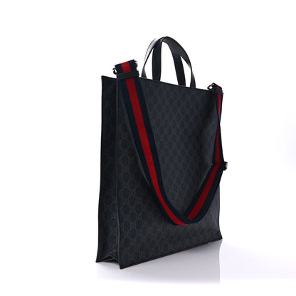 Gucci GG Supreme Monogram Night Courrier Vertical Tote Black Multicolor 4 of 10