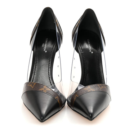 Louis Vuitton Monogram PVC Call Back Pumps 36.5 Black 3 of 8