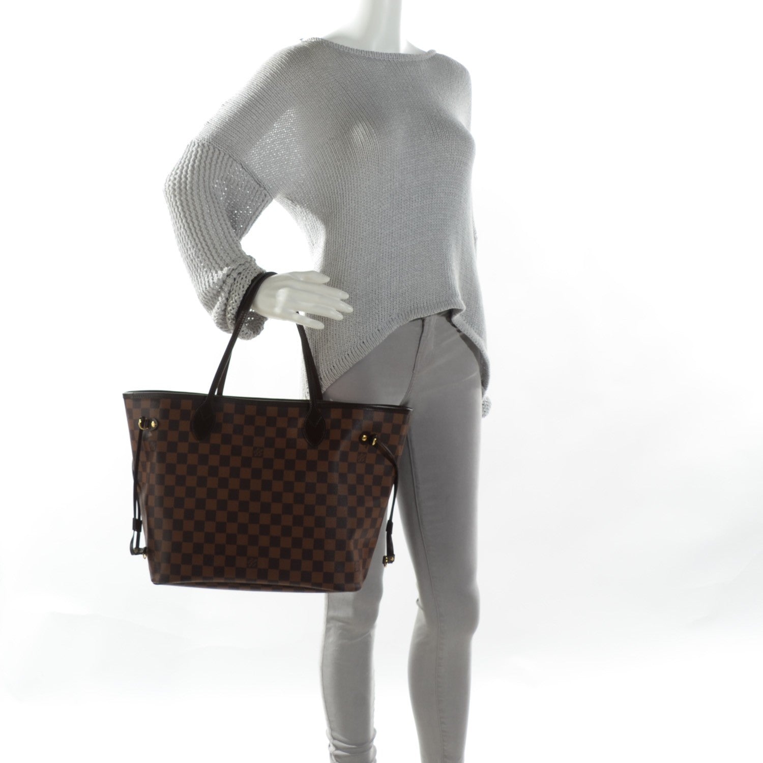 Louis Vuitton Damier Ebene Neo Neverfull MM 2 of 9