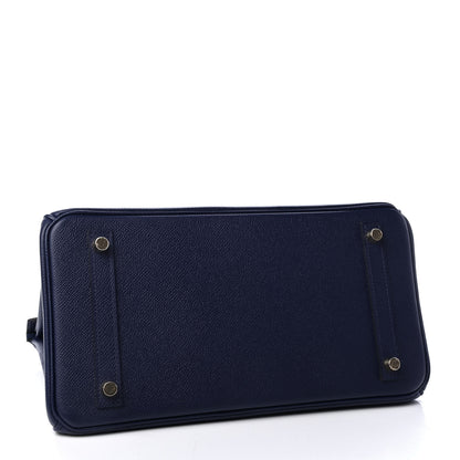 Hermes Epsom Birkin 30 Bleu Saphir 4 of 11