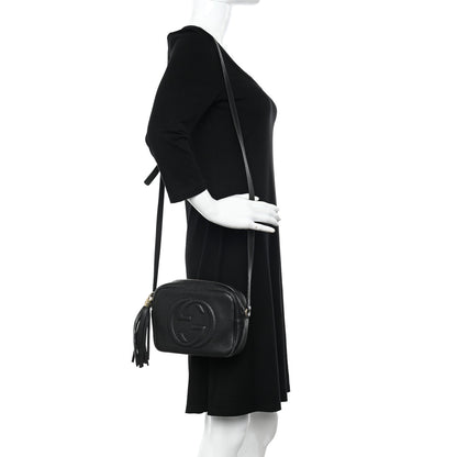 Gucci Pebbled Calfskin Small Soho Disco Bag Black 2 of 15