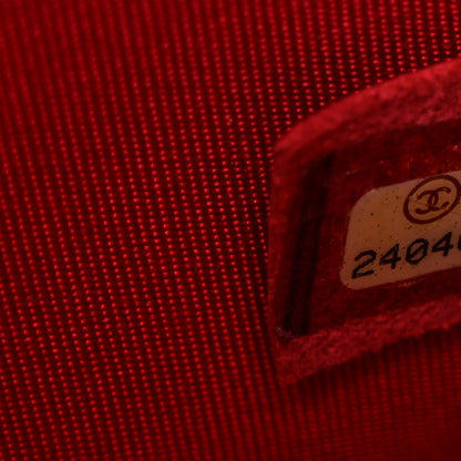 Chanel Grained Calfskin Quilted Small CC Box Flap Red 7 of 9