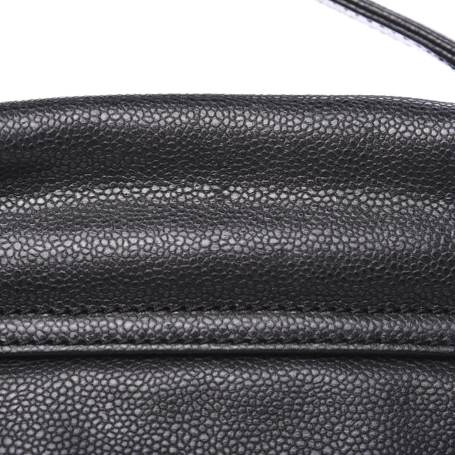 Chanel Glazed Caviar Coco Rider Flap Hobo Dark Grey 9 of 11