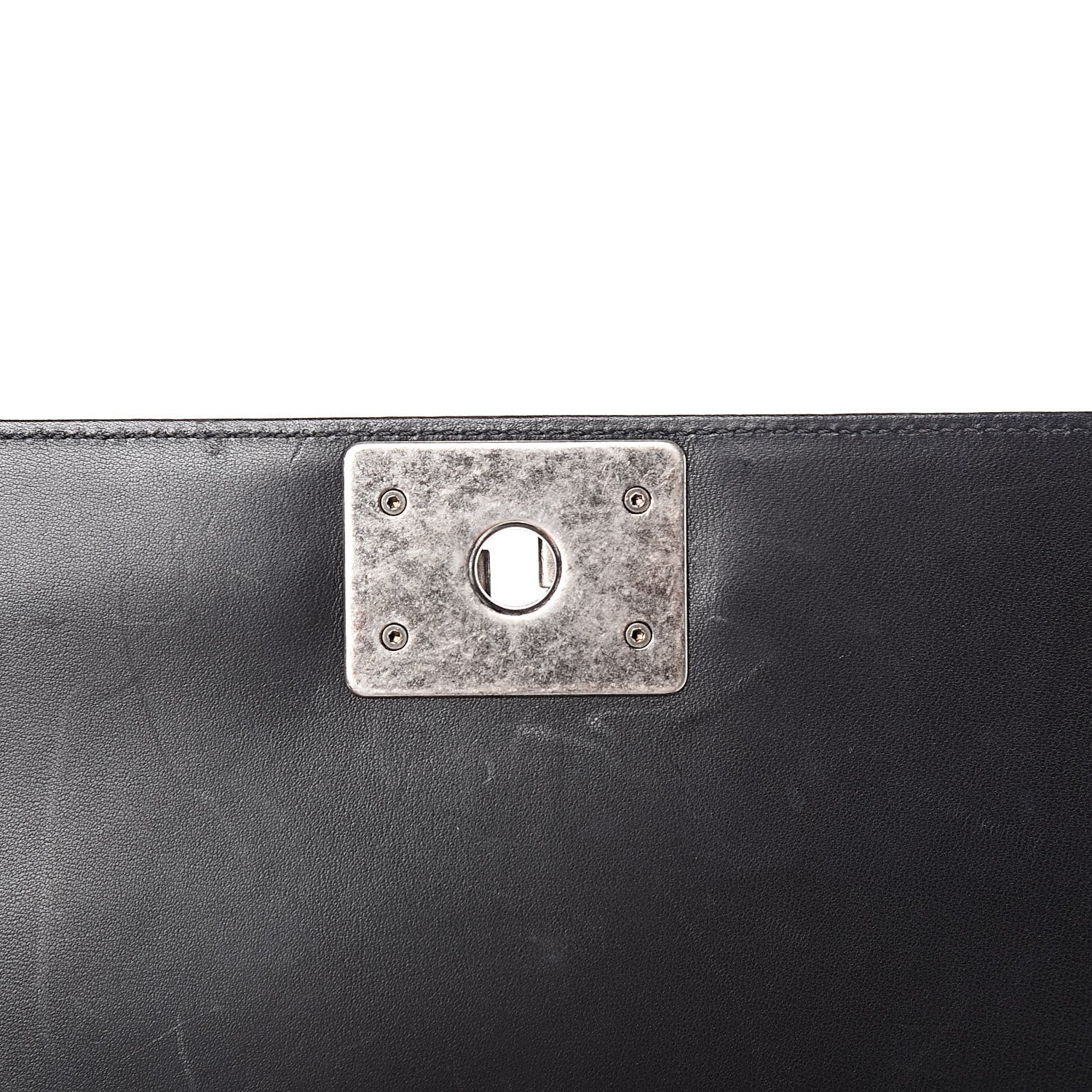 Chanel Lambskin Quilted Medium Boy Flap Black 9 of 13