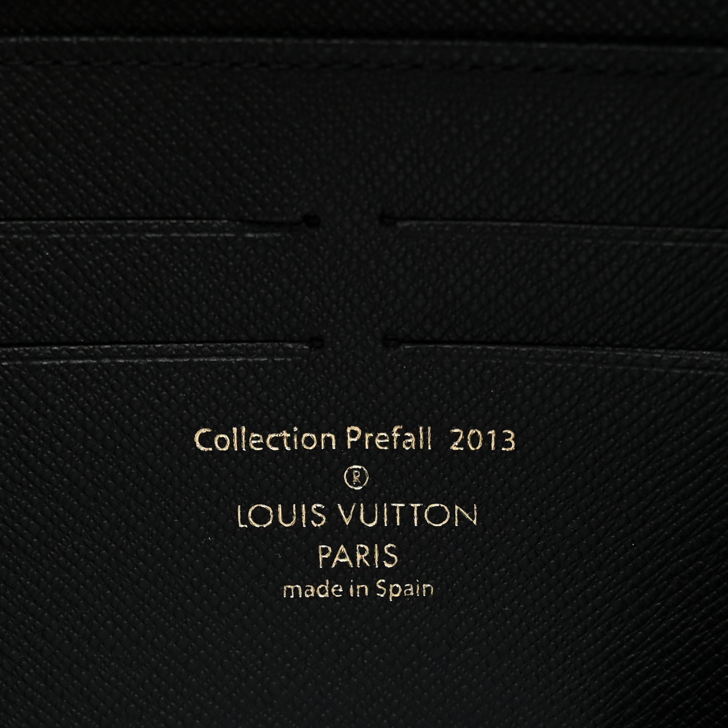 Damier Paillettes Zippy Wallet Black