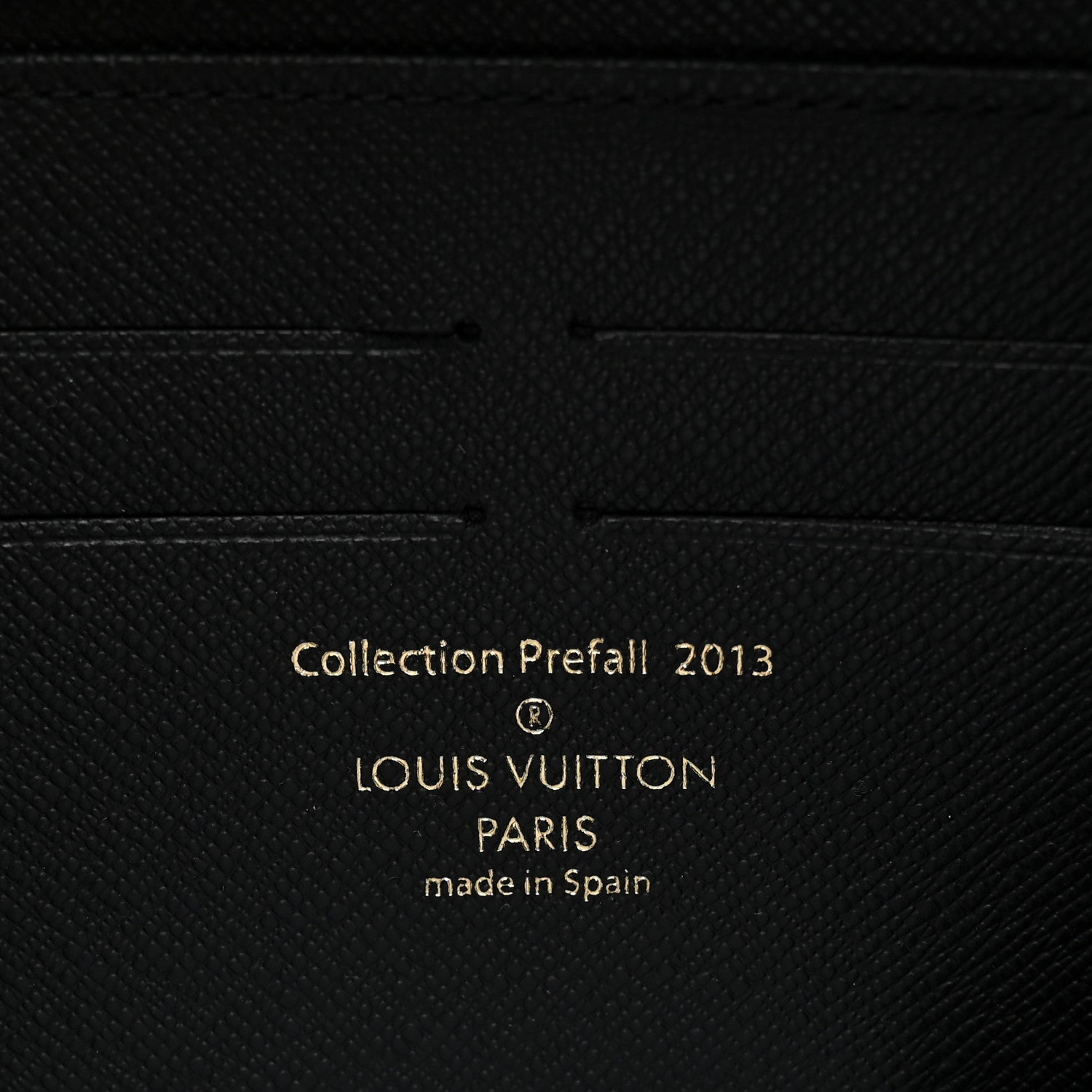 Louis Vuitton Damier Paillettes Zippy Wallet Black 8 of 10