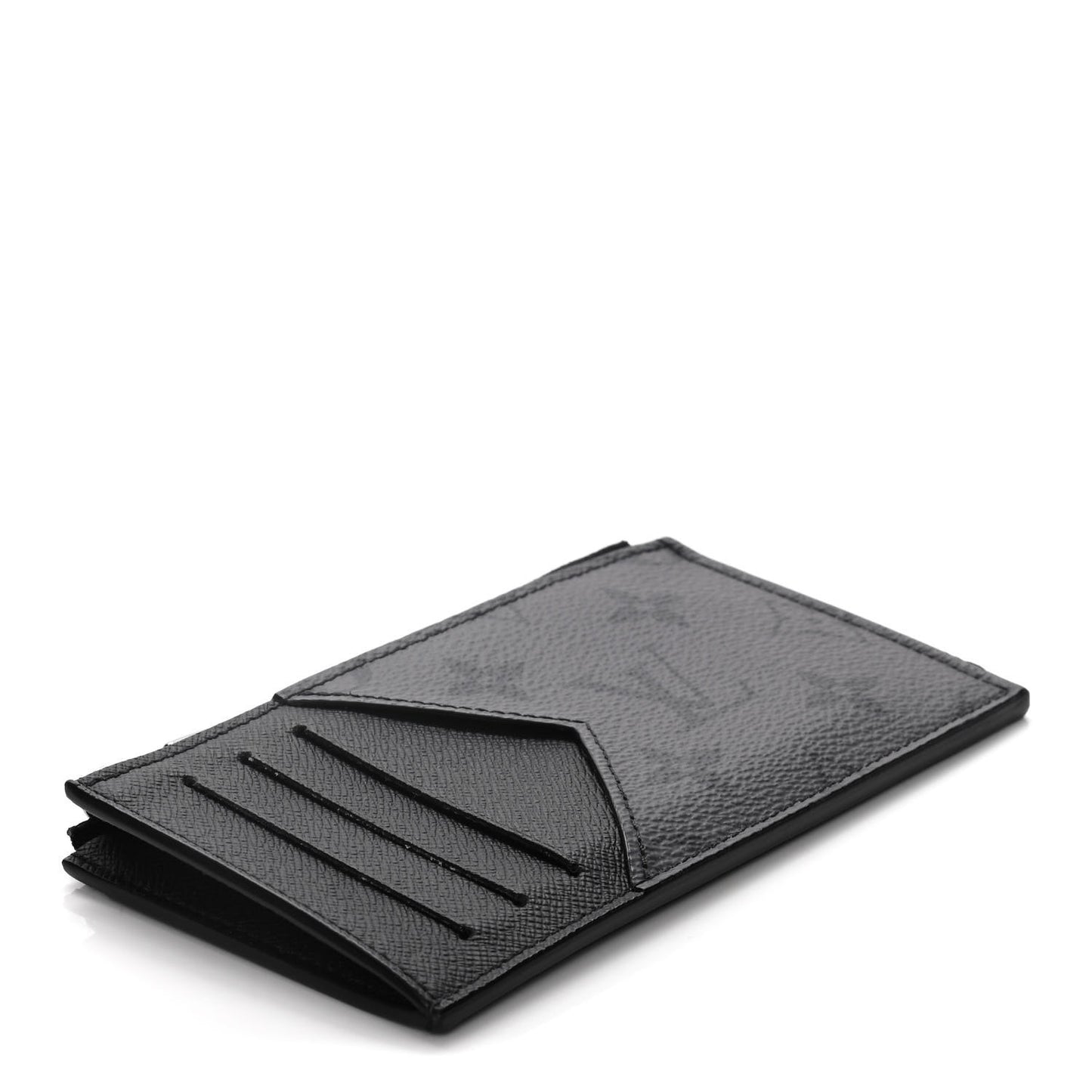 Reverse Monogram Eclipse Taiga Coin Card Holder
