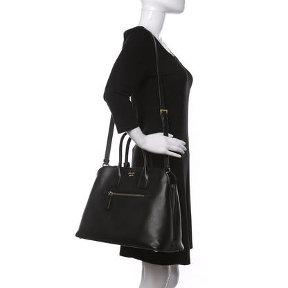 Prada Saffiano Cuir Open Promenade Tote Black 2 of 15