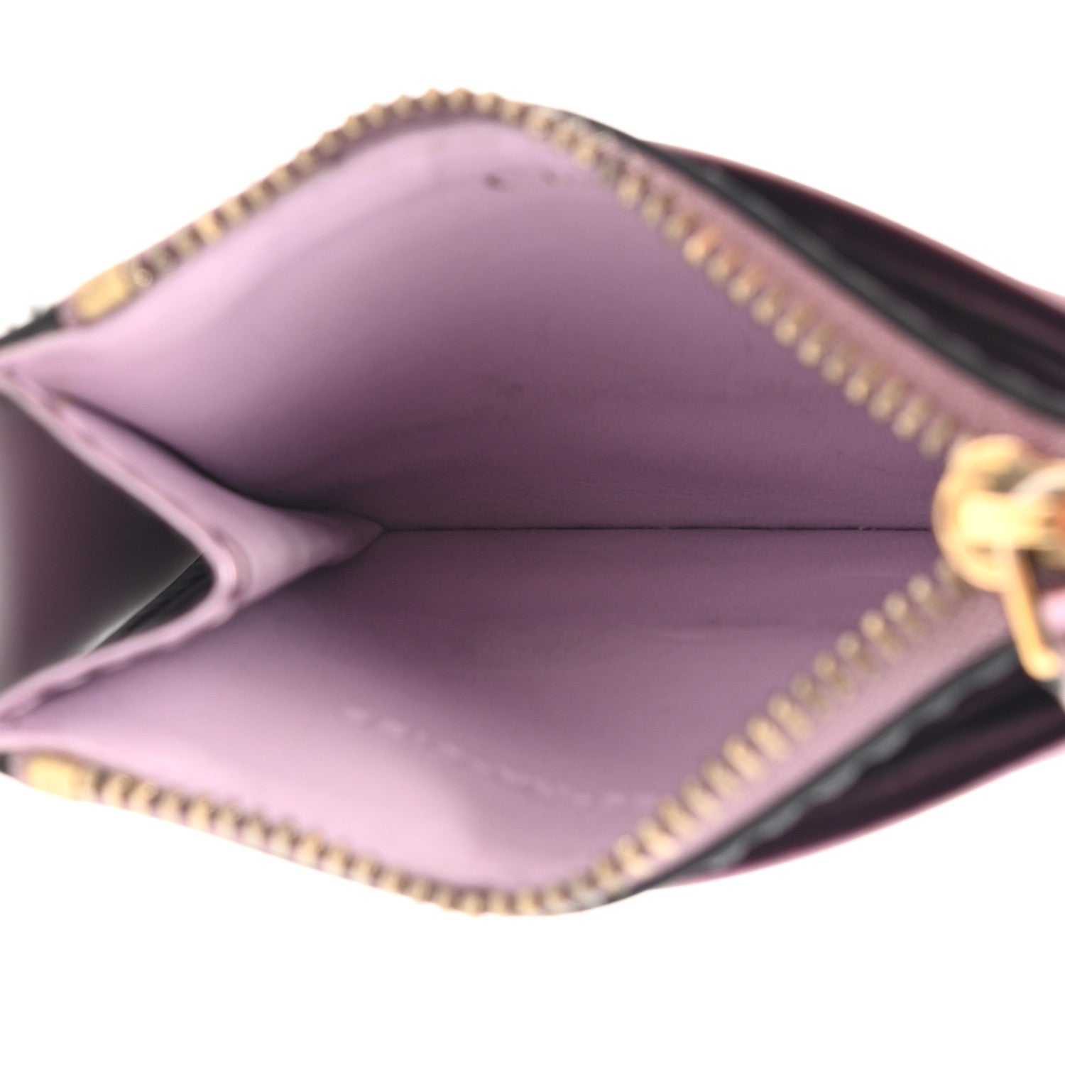 Christian Dior Metallic Calfskin D-Fence Card Holder Pink 5 of 11