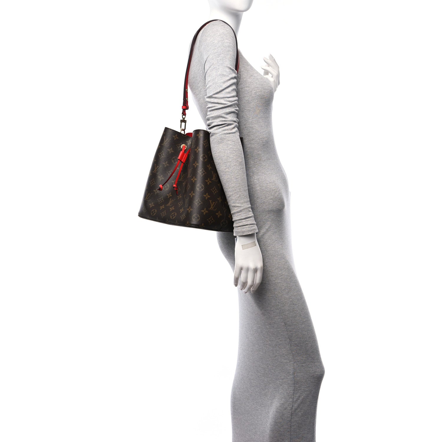 Louis Vuitton Monogram Neonoe MM Coquelicot 2 of 9