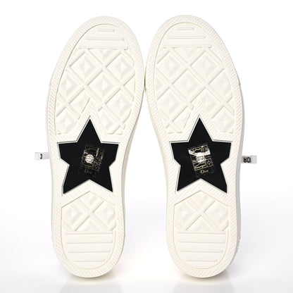 Christian Dior Canvas Walk'N'Dior Low Top Sneakers 38.5 Milk 5 of 9