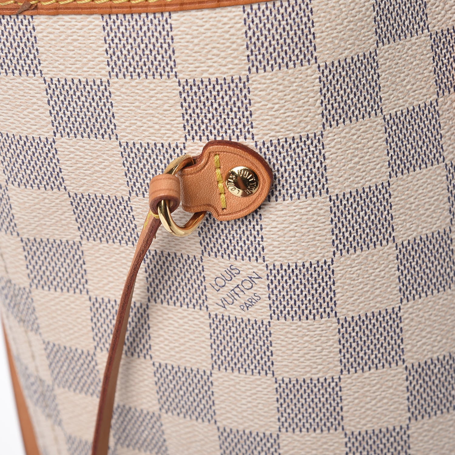 Louis Vuitton Damier Azur Neverfull MM Rose Ballerine 18 of 23