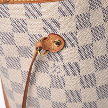 Louis Vuitton Damier Azur Neverfull MM Rose Ballerine 18 of 23