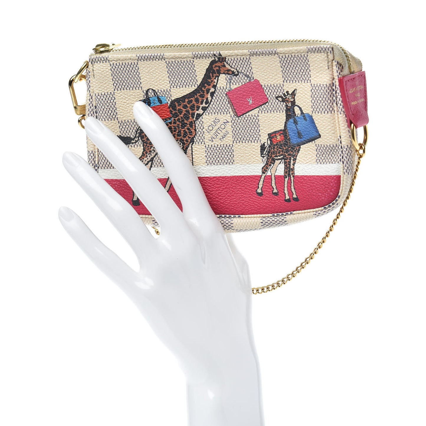 Damier Azur 2017 Christmas Animation Mini Pochette Accessories