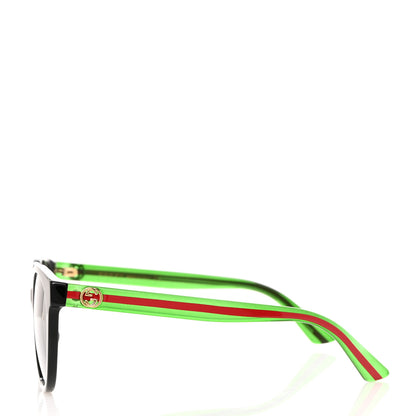 Gucci Acetate Round Web Sunglasses GG0702S Black 3 of 8