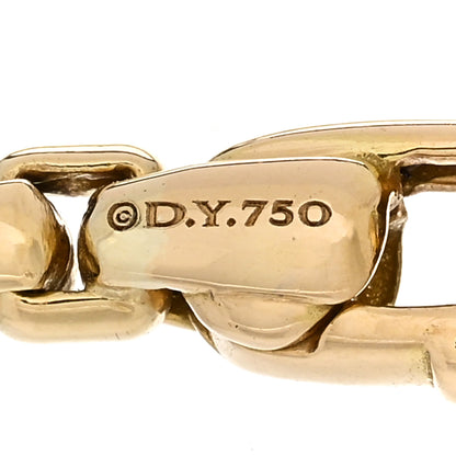 David Yurman 18K Yellow Gold 4mm Box Chain Bracelet 3 of 3