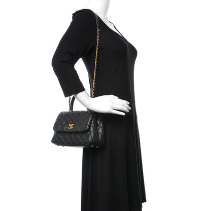 Chanel Caviar Quilted Mini Coco Handle Flap Black 2 of 11