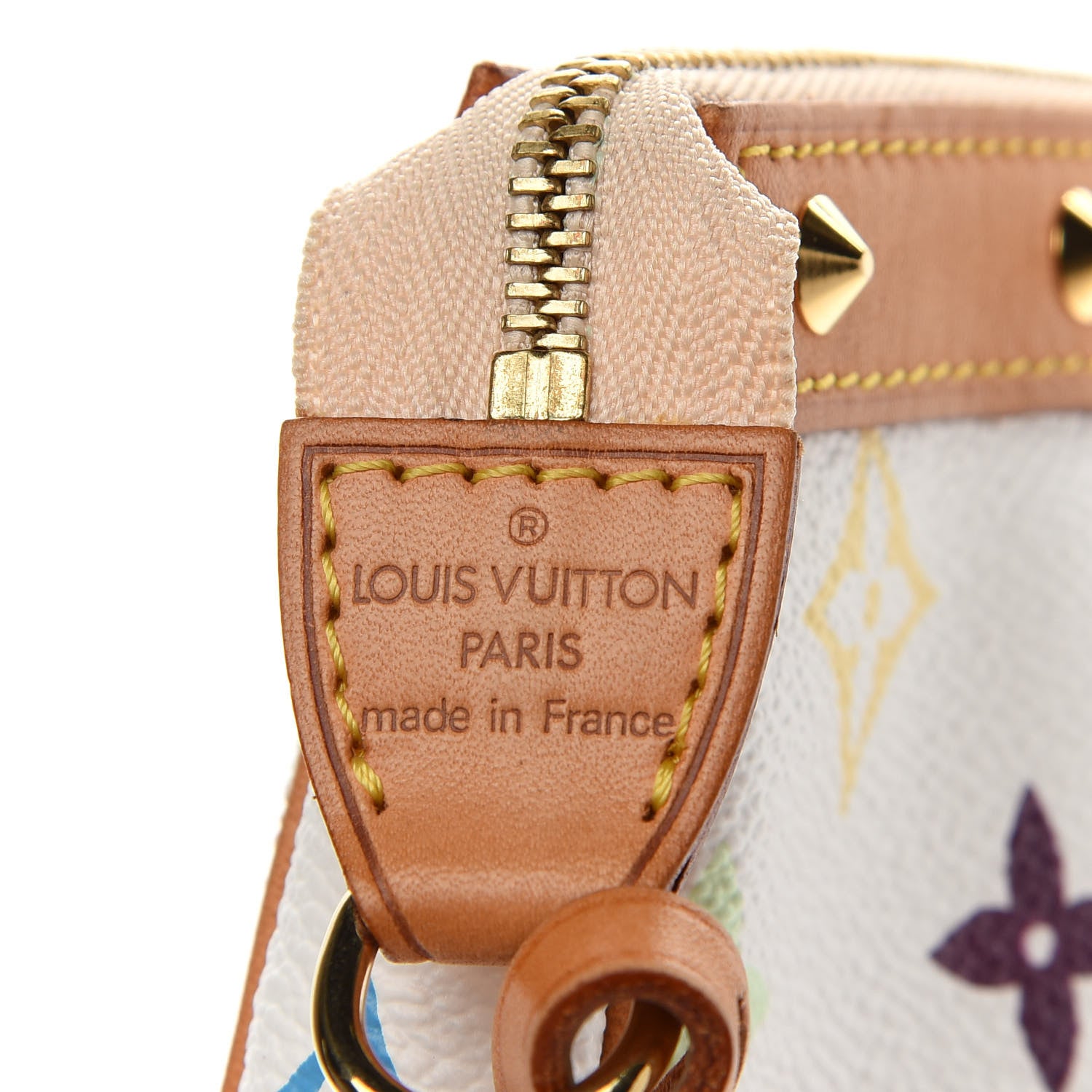 Louis Vuitton Monogram Multicolor Pochette Accessories White 10 of 10