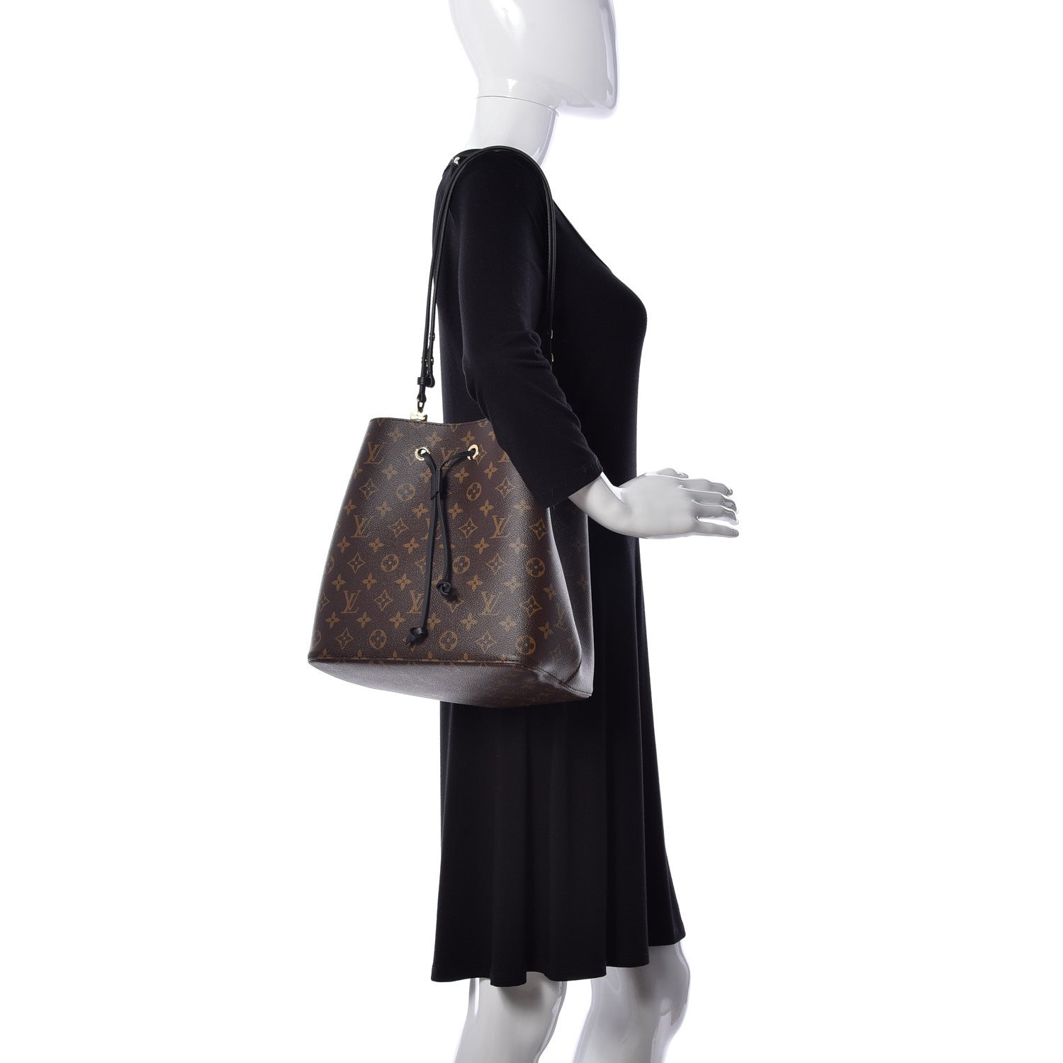 Louis Vuitton Monogram Neonoe MM Black 1 of 8
