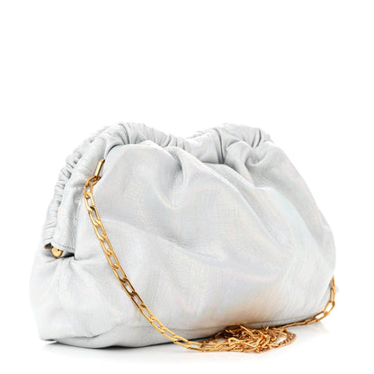 Mansur Gavriel Iridescent Calfskin Mini Cloud Chain Clutch Iride 4 of 10