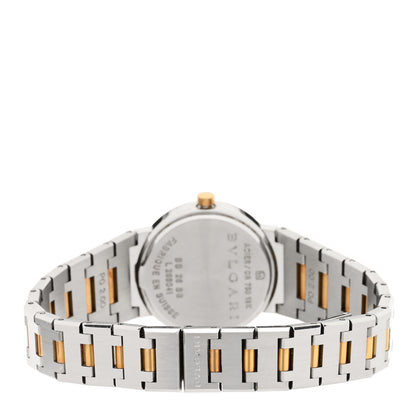 Bulgari Stainless Steel 18K Yellow Gold 26mm Quartz Watch Black 3 of 4