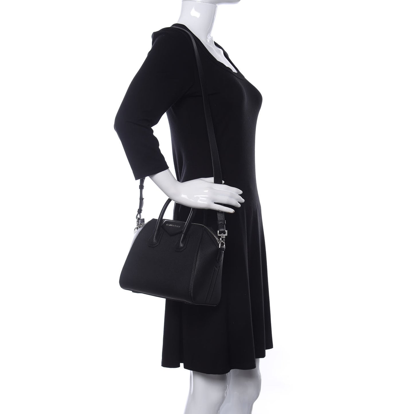 Sugar Goatskin Mini Antigona Black