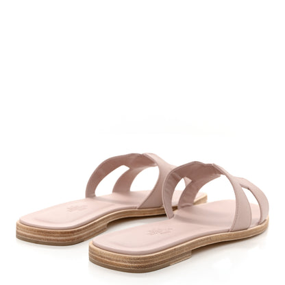 Hermes Epsom Oran Sandals 38 Rose Pale 4 of 9