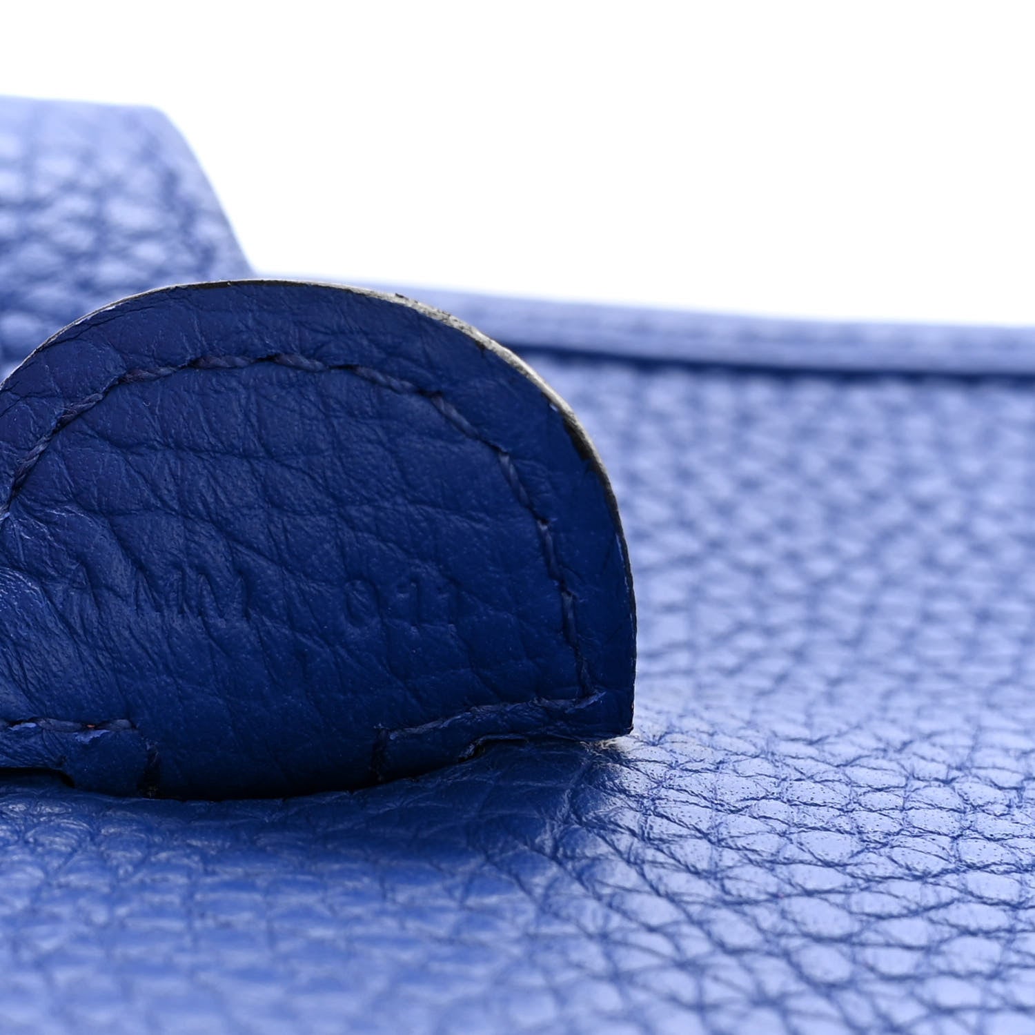 Hermes Taurillon Clemence Evelyne III PM Bleu Electrique 7 of 10