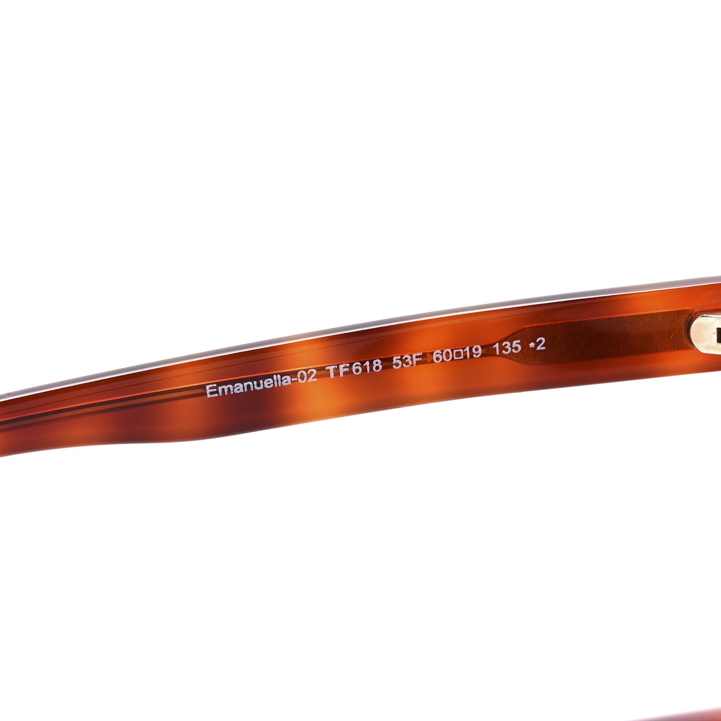 Acetate Emmanuella Sunglasses TF618 Tortoise