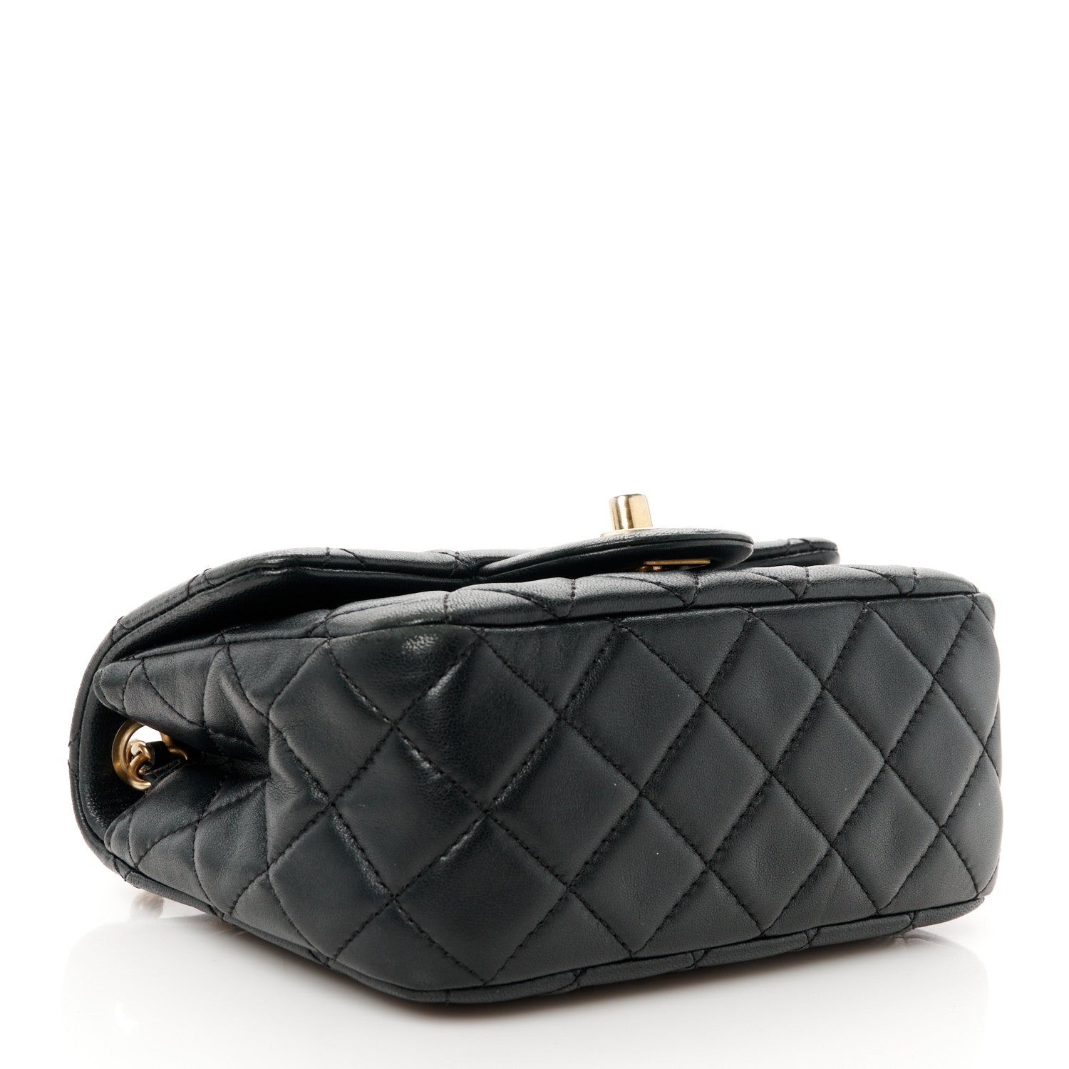 Chanel Lambskin Quilted Mini Pearl Crush Flap Black 4 of 12