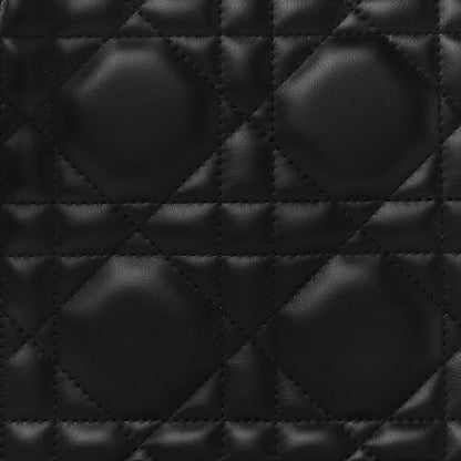 Christian Dior Calfskin Cannage Small Book Tote Black 9 of 11