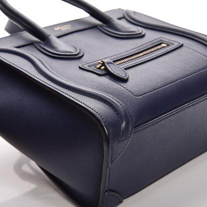 Celine Smooth Calfskin Nano Luggage Ink 13 of 15