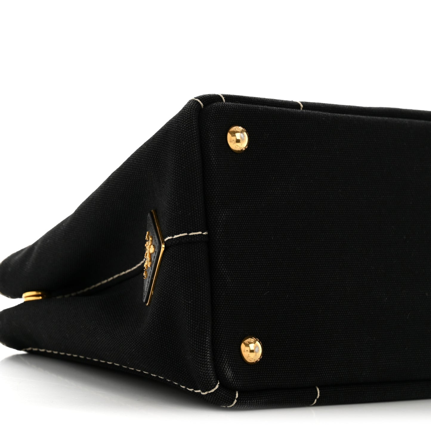 Canapa Small Logo Tote Black Talco