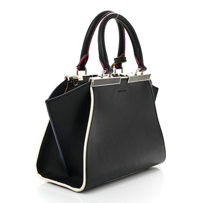 Fendi Vitello Dolce Mini 3Jours Tote Black 3 of 10