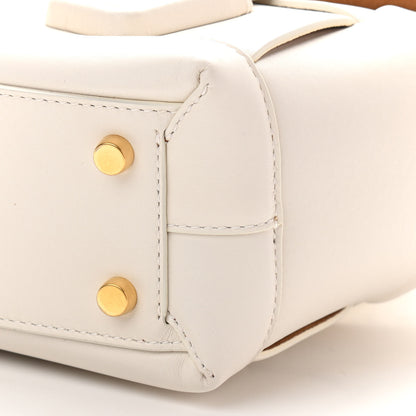 Bottega Veneta French Calfskin Maxi Intrecciato Mini Arco Bianco 9 of 9